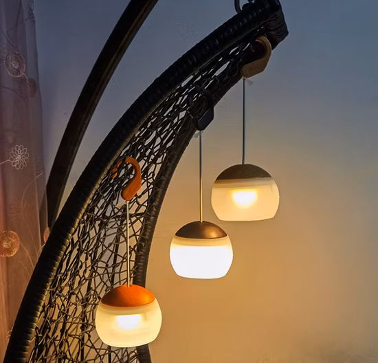 휴대용 3 깜박이 모드 LED 밤 캠프 장식 램프 USB 충전 실리콘 캠핑 텐트 조명 후크 비상 매달려 LED 캠핑 라이트